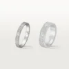 Anel Love, tamanho S – Ouro branco, diamantes – Cartier