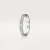 Anel Love, tamanho S – Ouro branco, diamantes – Cartier