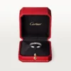 Anel Love, tamanho S – Ouro branco, diamantes – Cartier