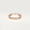 Anel Love, tamanho S – Ouro rosa, diamantes – Cartier