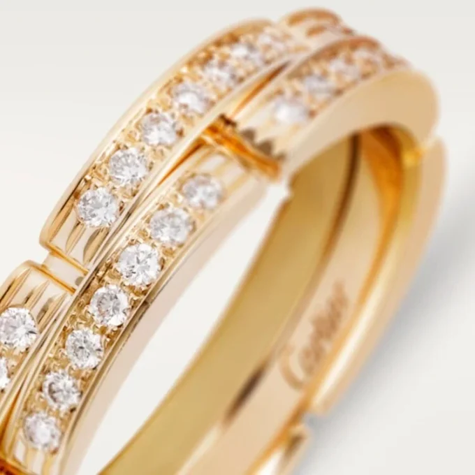 Anel Maillon Panthere – Ouro Amarelo, Diamantes – Cartier