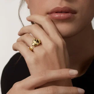Anel Panthere De Cartier em ouro amarelo e ônix | Cartier EUA