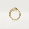 Anel Panthere De Cartier – Ouro Amarelo, Esmeraldas, Ônix, Diamantes – Cartier