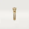 Anel Panthere De Cartier – Ouro Amarelo, Esmeraldas, Ônix, Diamantes – Cartier