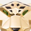 Anel Panthere De Cartier – Ouro amarelo, laca, granada tsavorita, ônix – Cartier
