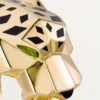 Anel Panthere De Cartier – Ouro amarelo, laca, granada tsavorita, ônix – Cartier