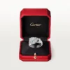 Anel Panthere De Cartier – Ouro Branco, Diamantes, Esmeraldas, Ônix – Cartier