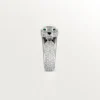 Anel Panthere De Cartier – Ouro Branco, Diamantes, Esmeraldas, Ônix – Cartier