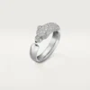Anel Panthere De Cartier – Ouro Branco, Esmeraldas, Ônix, Diamantes – Cartier
