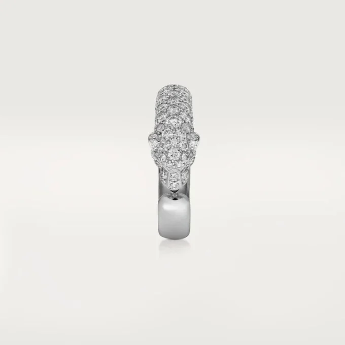 Anel Panthere De Cartier – Ouro Branco, Esmeraldas, Ônix, Diamantes – Cartier