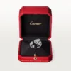 Anel Panthere De Cartier – Ouro Branco, Esmeraldas, Ônix, Diamantes – Cartier