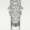 Anel Panthere De Cartier – Ouro Branco, Esmeraldas, Ônix, Diamantes – Cartier