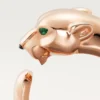 Anel Panthere De Cartier – Ouro rosa, granadas tsavoritas, ônix – Cartier