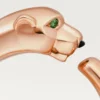 Anel Panthere De Cartier – Ouro rosa, granadas tsavoritas, ônix – Cartier