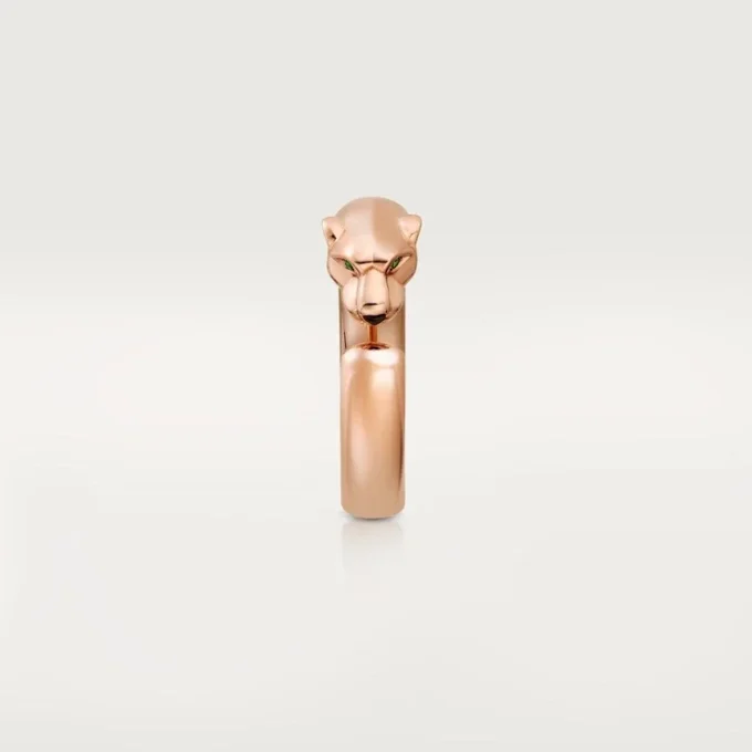 Anel Panthere De Cartier – Ouro rosa, granadas tsavoritas, ônix – Cartier