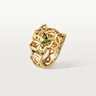 Anel Panthere De Cartier – Tsavorita e Ouro Amarelo | Cartier EUA