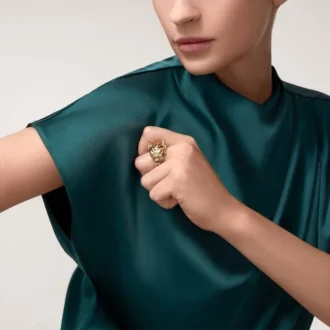 Anel Panthere De Cartier – Tsavorita e Ouro Amarelo | Cartier EUA