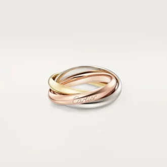 Anel Trinity em ouro tricolor, modelo clássico | Cartier Us