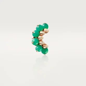 Brinco único Clash De Cartier, crisoprase, modelo extragrande
