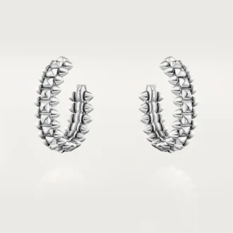 Brincos de argola Clash De Cartier, modelo pequeno