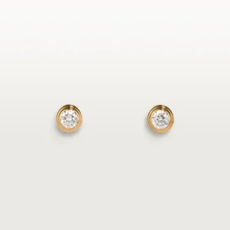 Brincos Diamants Legers, mm – Ouro amarelo, diamantes – Cartier