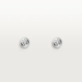 Brincos Diamants Legers – Ouro Branco, Diamantes – Cartier
