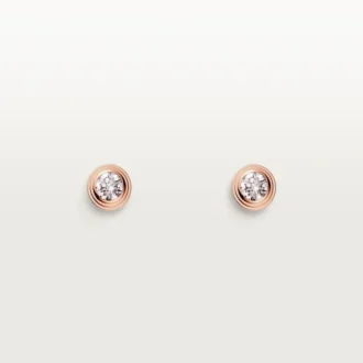 Brincos Diamants Legers – Ouro rosa, diamantes – Cartier