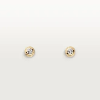 Brincos Diamants Legers XS – Ouro amarelo, diamantes – Cartier