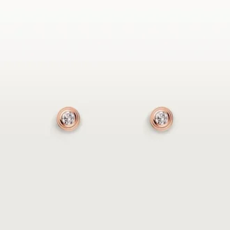 Brincos Diamants Legers XS – Ouro rosa, diamantes – Cartier