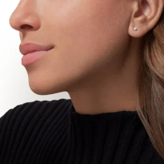 Brincos Diamants Légers XS – Ouro branco, diamantes – Cartier