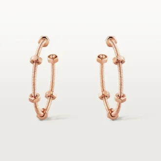 Brincos Ecrou De Cartier – Ouro Rosa – Cartier