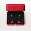 Brincos Etincelle De Cartier, modelo grande – ouro branco, diamantes – Cartier