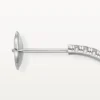 Brincos Etincelle De Cartier, Modelo Médio – Ouro Branco, Diamantes – Cartier