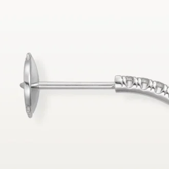 Brincos Etincelle De Cartier, Modelo Médio – Ouro Branco, Diamantes – Cartier