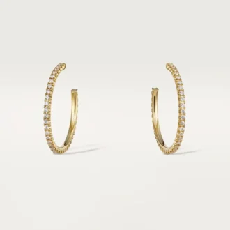 Brincos Etincelle De Cartier – Ouro amarelo, diamantes – Cartier