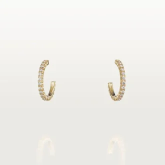 Brincos Etincelle De Cartier – Ouro amarelo, diamantes – Cartier