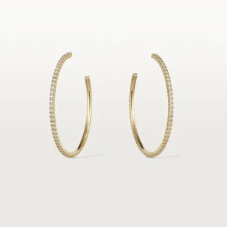 Brincos Etincelle De Cartier – Ouro amarelo, diamantes – Cartier
