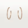 Brincos Etincelle De Cartier – Ouro rosa, diamantes – Cartier