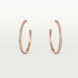 Brincos Etincelle De Cartier – Ouro rosa, diamantes – Cartier