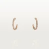Brincos Etincelle De Cartier – Ouro rosa, diamantes – Cartier