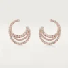 Brincos Etincelle De Cartier – Ouro rosa, diamantes – Cartier