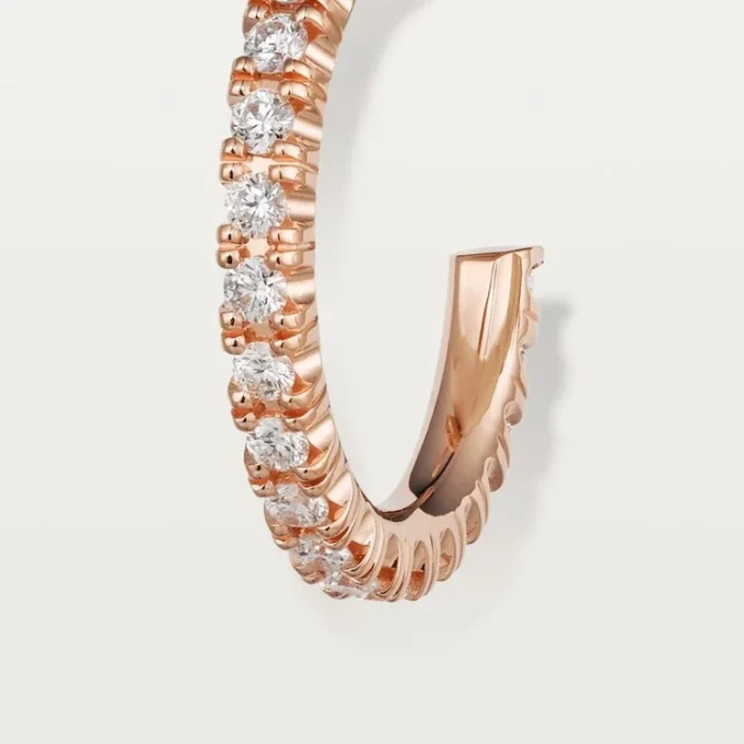 Brincos Etincelle De Cartier – Ouro rosa, diamantes – Cartier