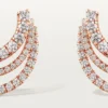 Brincos Etincelle De Cartier – Ouro rosa, diamantes – Cartier