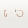 Brincos Etincelle De Cartier – Ouro rosa, diamantes – Cartier