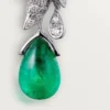 Brincos Faune Et Flore De Cartier, Gotas de Esmeralda, Pavé