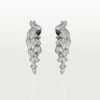 Brincos Faune Et Flore De Cartier, pavé