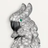 Brincos Faune Et Flore De Cartier, pavé