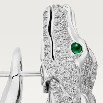 Brincos Faune Et Flore De Cartier, pavé