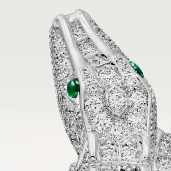 Brincos Faune Et Flore De Cartier, pavé
