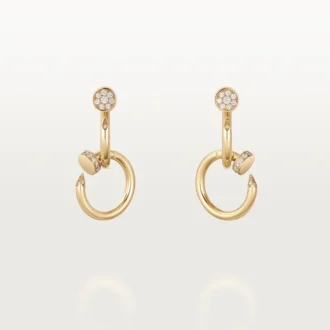 Brincos Juste Un Clou, Duplos, Diamantes